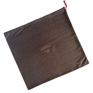 🌺 Kate Spade Large Dust Bag Chocolate Brown Cinching